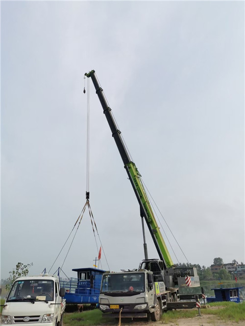 齐齐哈尔市桥梁建设吊装案例